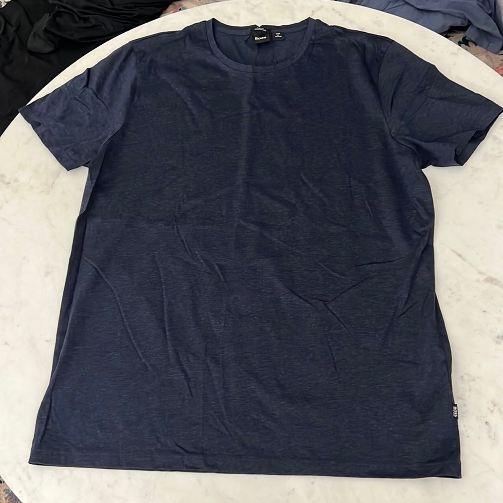BOSS Navy Crew Neck